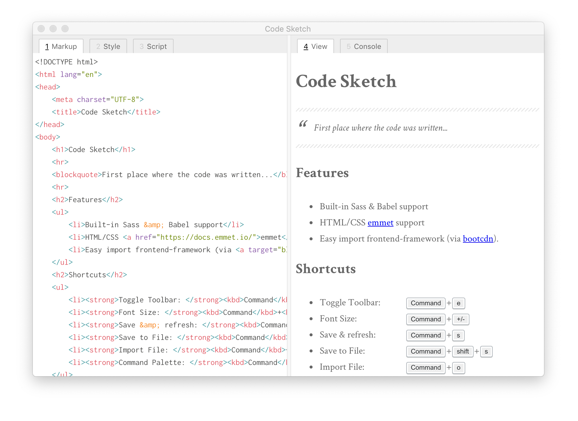 Code Sketch Apps Electron